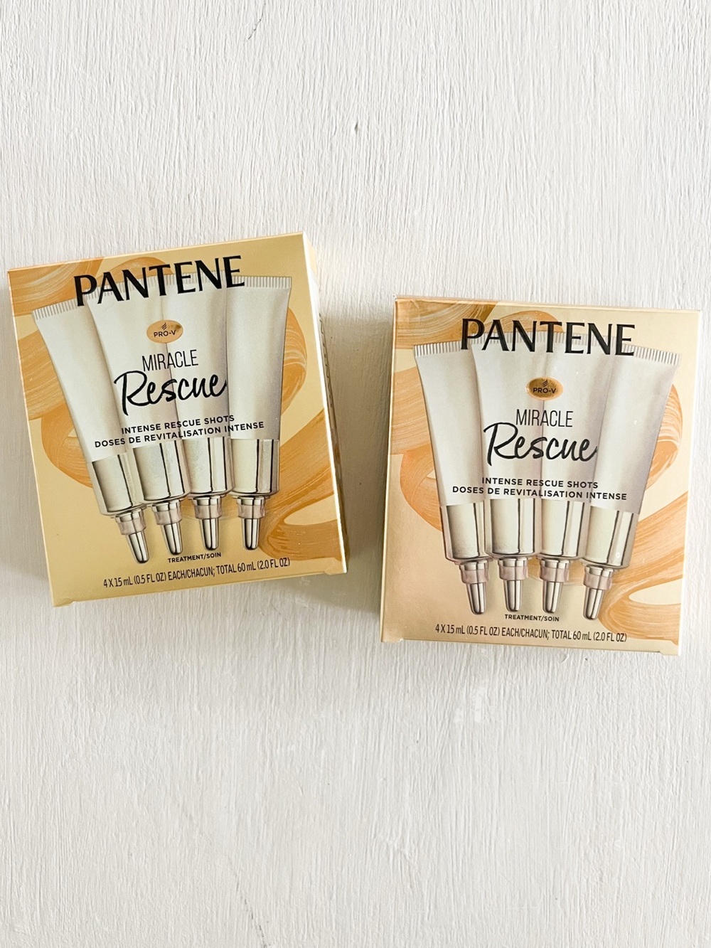NWT Pantene Pro-V Miracle Rescue Intense Hair Treatment Shots Bundle 8 Treatment